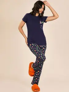 MAYSIXTY Women Cotton Night suit