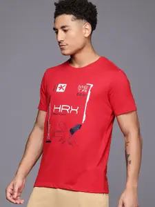 HRX by Hrithik Roshan Brand Logo Printed T-shirt