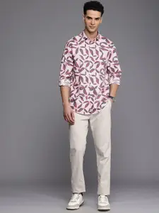 Allen Solly Pure Cotton Classic Fit Floral Printed Casual Shirt