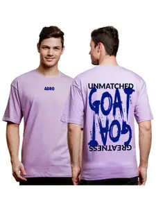 ADRO Men Typography V-Neck T-shirt