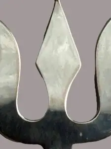 Exotic India Shiva Trident (Trishul) Sterling Silver Pendant