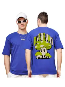 ADRO Men Printed V-Neck Pockets T-shirt