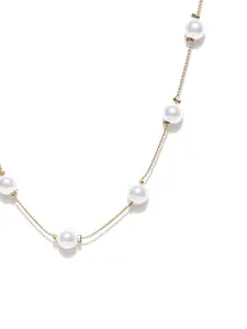 fabula Stone Studded & Beaded Necklace