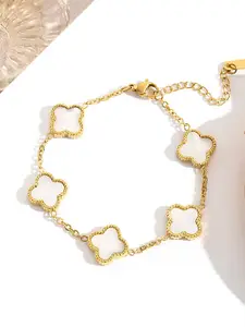 KARISHMA KREATIONS Gold-Plated Link Bracelet