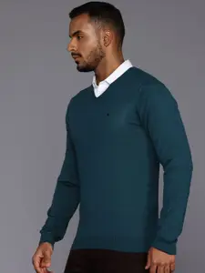 Louis Philippe Solid Pullover Sweater