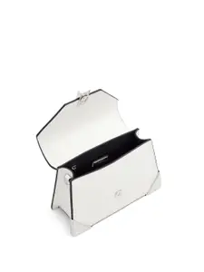 ALDO Colourblocked Oversized Structured Satchel with Tasselled