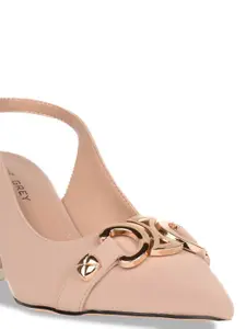 Ronnie Grey PU Stiletto Heels Kitten Pumps