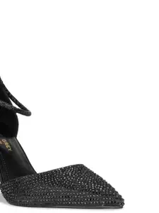 Ronnie Grey Women Embellished Pointed Toe Slim Pumps