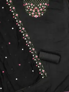 Panzora Floral Embroidered Unstitched Dress Material