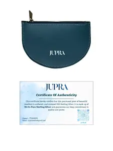 JUPRA Silver Three Heart Studded Rose Gold 925 Sterling Silver Necklace