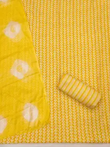 Panzora Geometric Printed Unstitched Dress Material