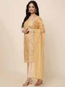 Meena Bazaar Embroidered Unstitched Dress Material