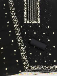 Panzora Ethnic Motifs Embroidered Beads and Stones & Thread Work Unstitched Dress Material