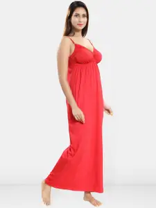 Be You Shoulder Straps Cotton Maxi Nightdress