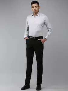 Van Heusen Pure Cotton Slim Fit Opaque Printed Formal Shirt