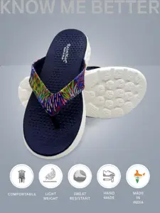 KazarMax Women Printed Thong Flip-Flops