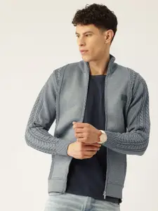 Monte Carlo Cable Knit Zipper Cardigan