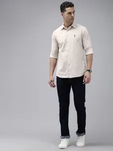 U.S. Polo Assn. Pure Cotton Tailored Fit Floral Printed Casual Shirt