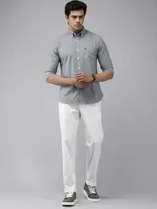 U.S. Polo Assn. Tailored Fit Opaque Casual Shirt