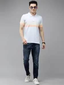 U.S. Polo Assn. Pure Cotton Striped Polo Collar Slim Fit T-shirt