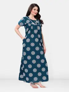 Be You Printed Maxi Nightdress