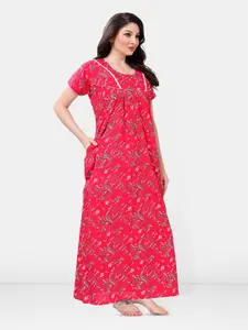Be You Floral Printed Maxi Nightdress