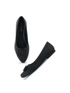 DressBerry Women Synthetic Leather Slip-On Ballerinas Flats