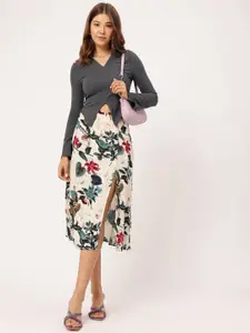 DressBerry Textured Shirt-Style Top