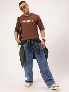 Kook N Keech Slogan Printed Relax Oversized Tee