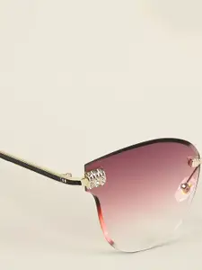 IDOR Women Butterfly Sunglasses with UV Protected Lens IDOR-5286-PNK