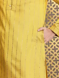 House of Pataudi Jashn Striped Kurta