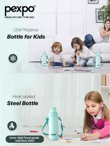 Pexpo Blue Single Stainless Steel Water Bottle 500ml