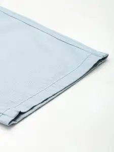 The Roadster Life Co Men Colourblocked Pure Cotton Cargo Trousers