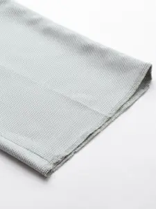 Van Heusen Textured Slim Fit Formal Trousers