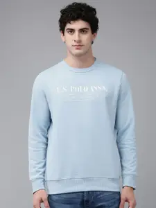 U.S. Polo Assn. Brand Logo Printed Sweatshirt