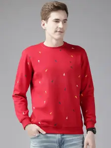 Van Heusen Sport Geometric Print Sweatshirt