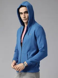 Van Heusen Sport Hooded Front Open Sweatshirt