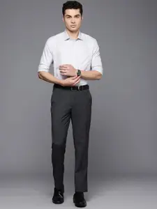 Louis Philippe Pure Cotton Slim Fit Checked Formal Shirt