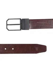 Van Heusen Men Textured Leather Reversible Formal Belt