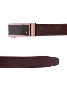 Van Heusen Men Leather Formal Belt with Interlock