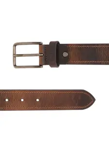 Allen Solly Men Textured Leather Belt