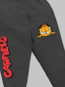 YK X Minute Mirth Boys Garfield Printed Pure Cotton Joggers