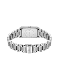 Lacoste Women Catherine Embellished Bracelet Style Analogue Rectangular Watch 2001406