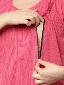 Be You Striped Maxi Nightdress Pack Of 2