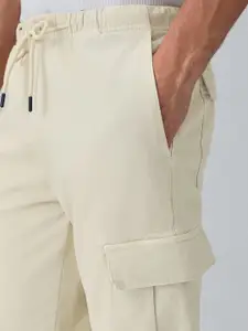 Banana Club Men Relaxed Mid Rise Cargo Trousers
