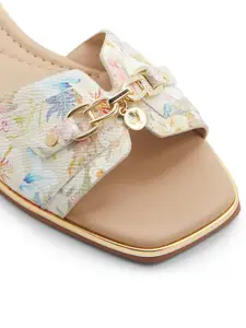 ALDO Women Printed Open Toe Flats