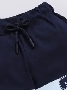 Happy Faces Boys Pure Cotton Printed T-shirt with Shorts