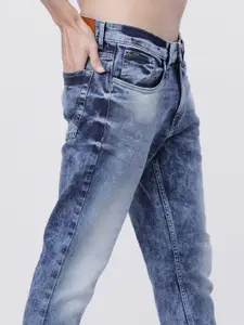 HIGHLANDER Men Tapered Fit Light Fade Stretchable Jeans