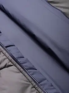 Sztori Men Plus Size Colourblocked Windcheater and Water Resistant Outdoor Puffer Jacket