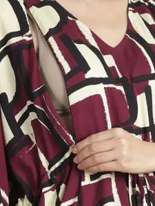 Secret Wish Women Printed Maxi Nightdress